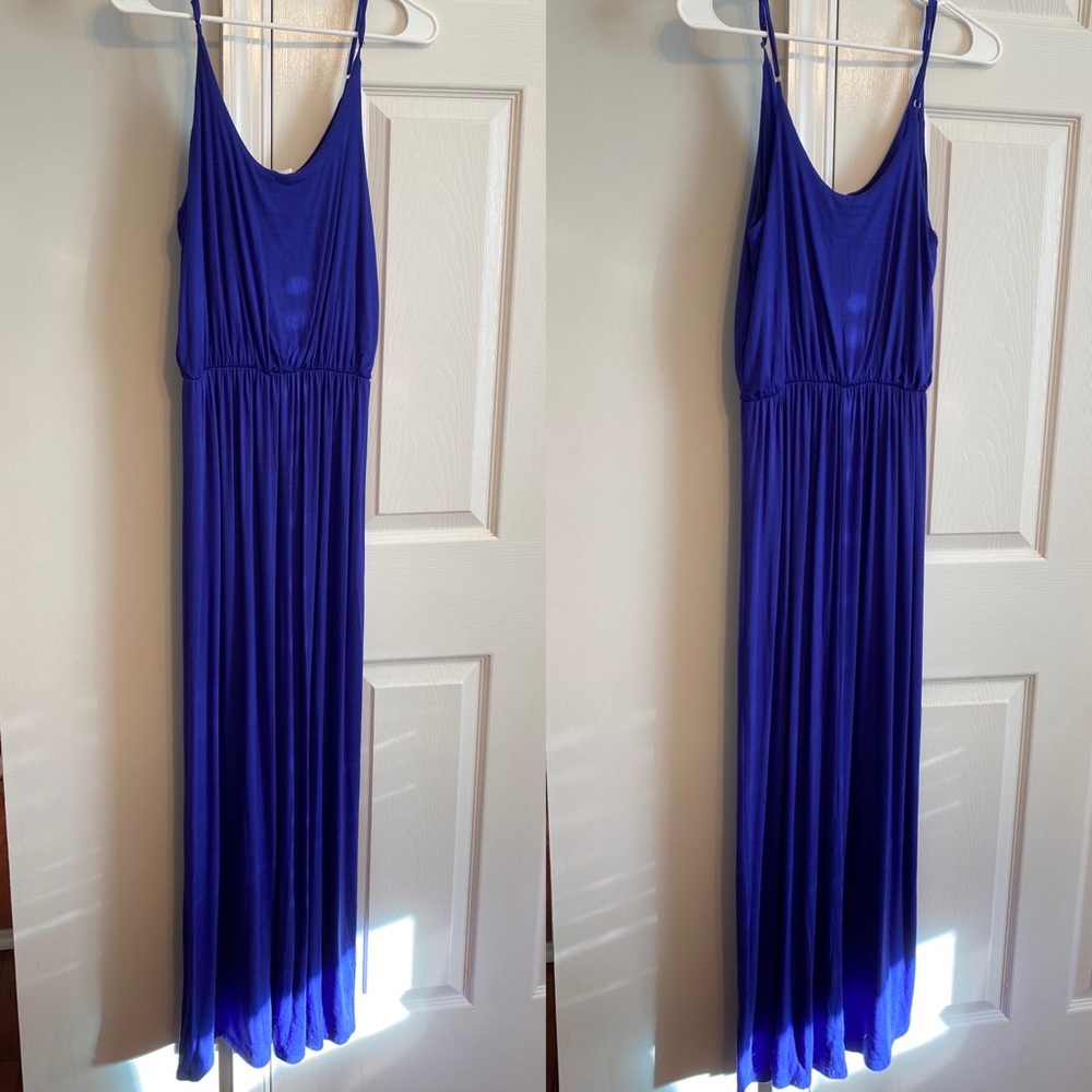 Blue maxi dress